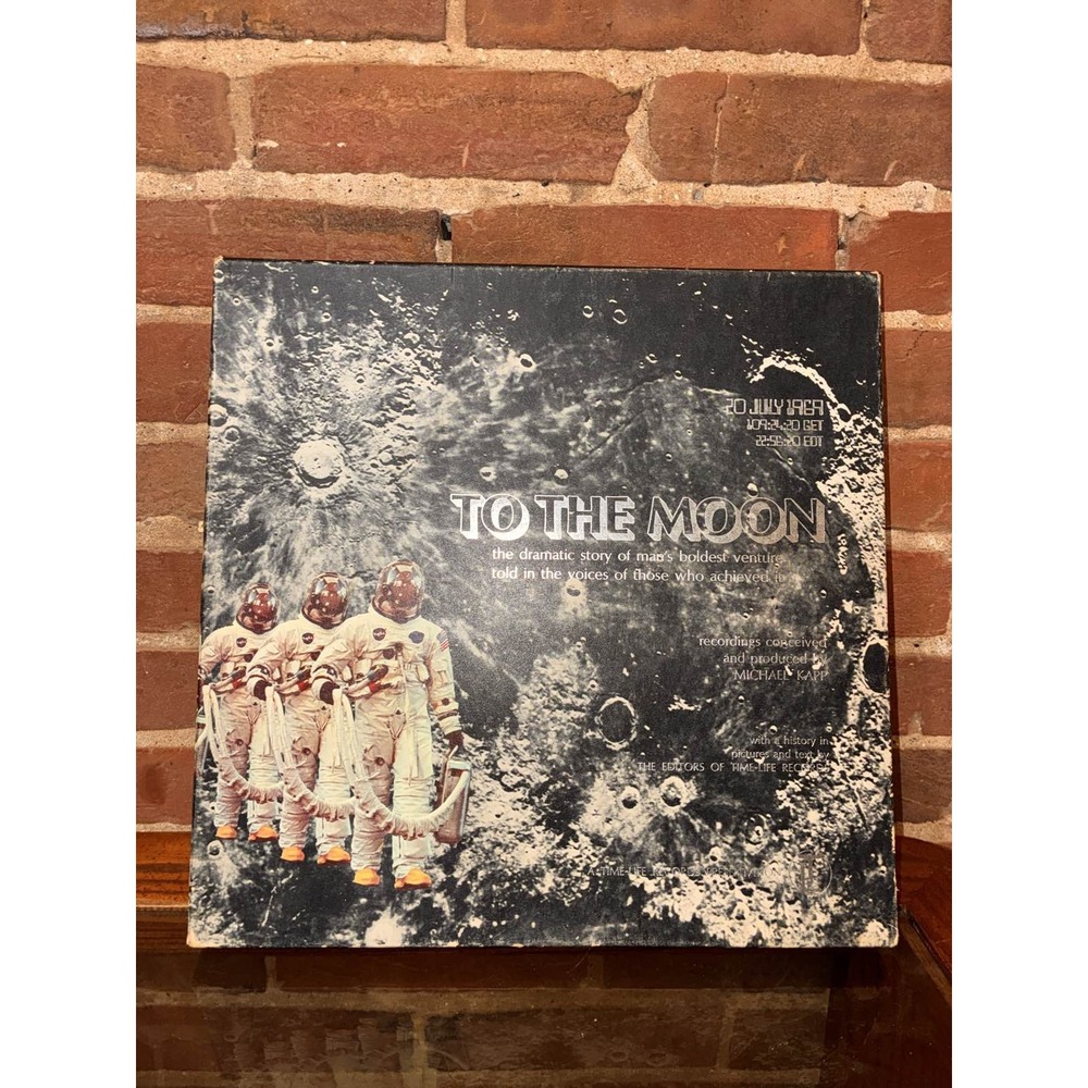 1969 TO THE MOON Entire Set : Time-Life Records 6-LP Box Set Book Apollo 11 NASA